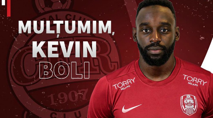 Kevin Boli s-a despărțit de CFR Cluj. A semnat pe trei ani cu Samsunspor 1