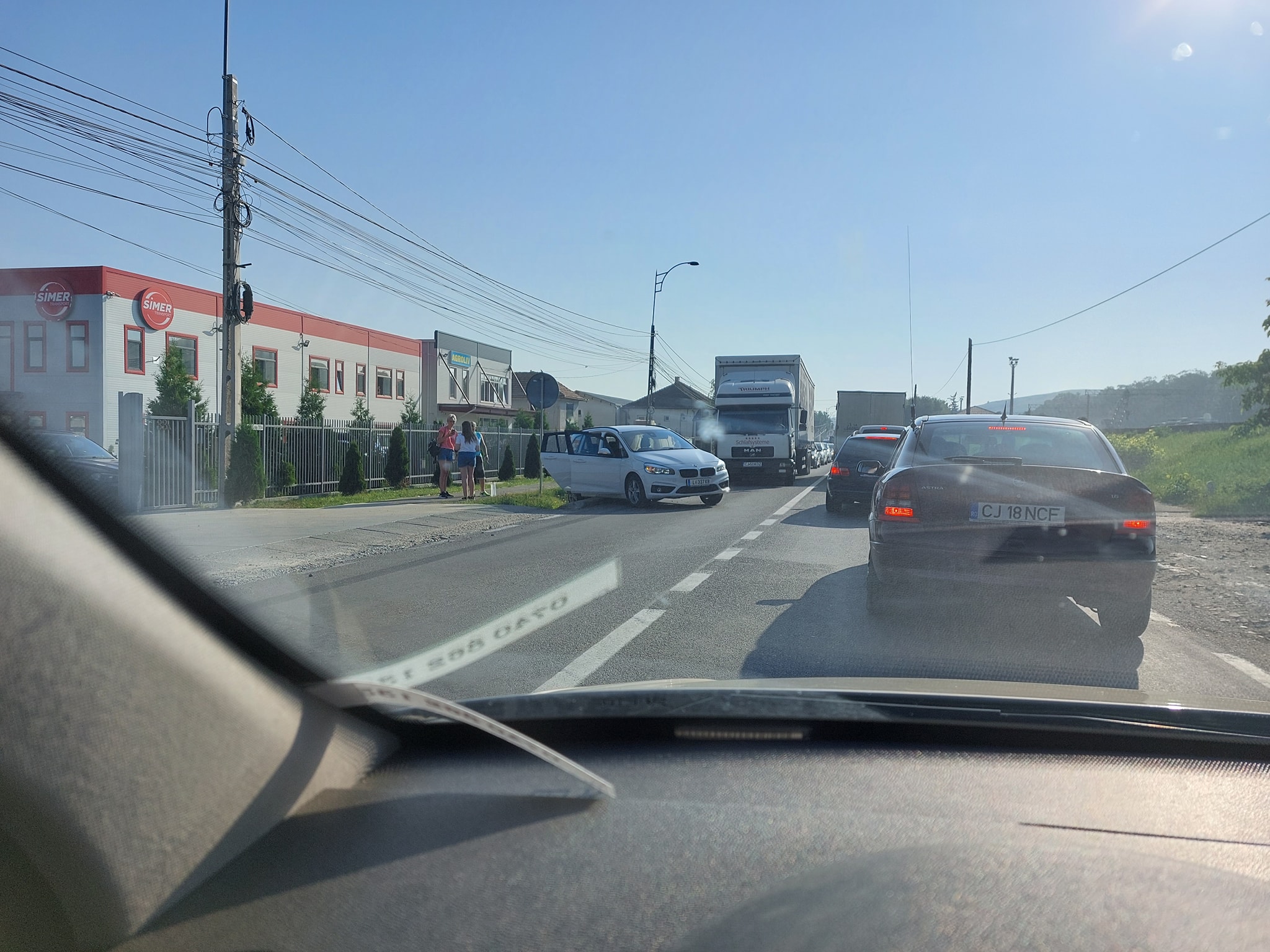 (Foto) Cluj. Trafic Blocat spre Turda și Apahida 1