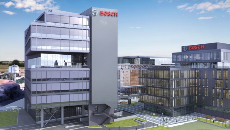 Foto Cluj. Emil Boc iar la lopată. Bosch construiește o clădire de 10 etaje pentru birouri 2