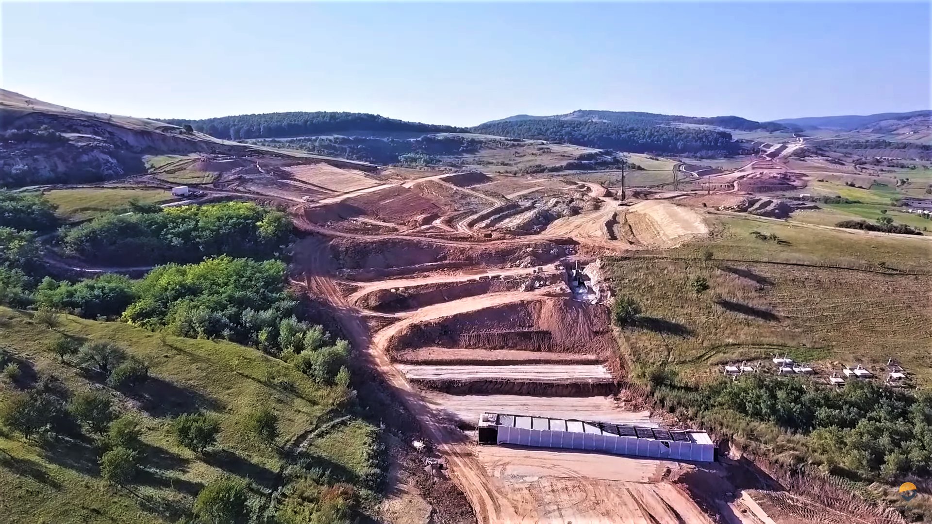(Video) Cluj: Alunecare imensă de teren pe Autostrada A3 Nădășelu - Zimbor 2