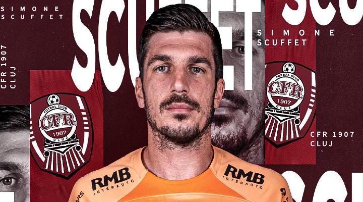 Cine este Simone Scuffet, noul portar al celor de la CFR Cluj cu 49 de meciuri în Serie A și Cupa Italie 1