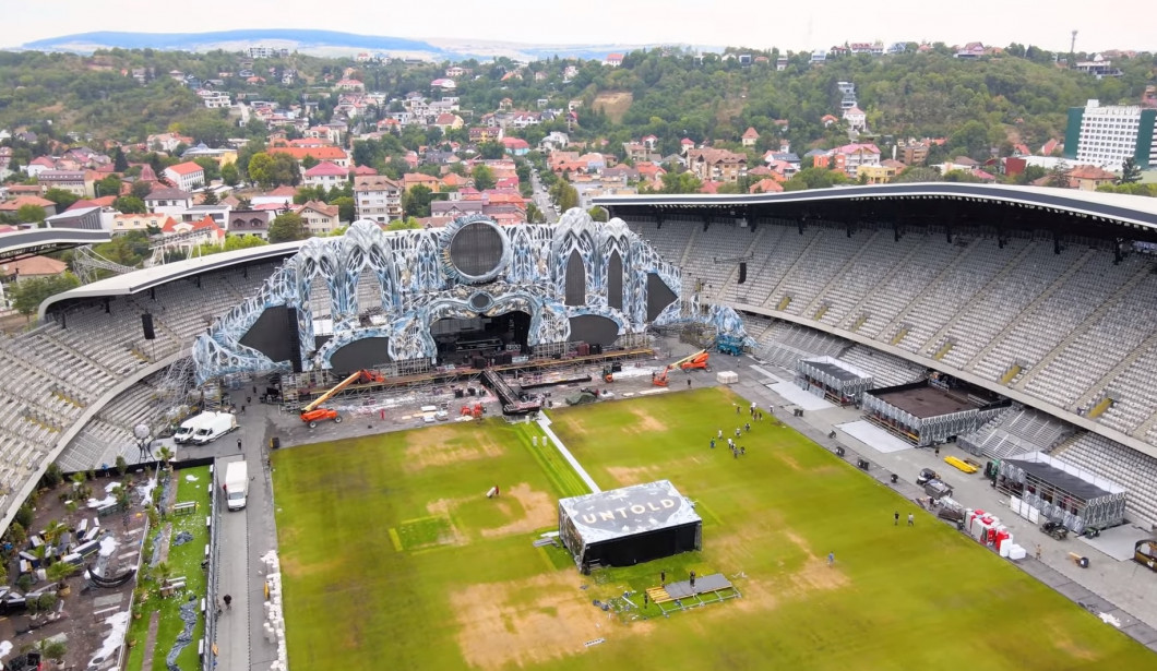 (Video) Cum arată gazonul de pe Cluj Arena după Untold. Gazonul va fi complet schimbat de organizatorii UNTOLD 1