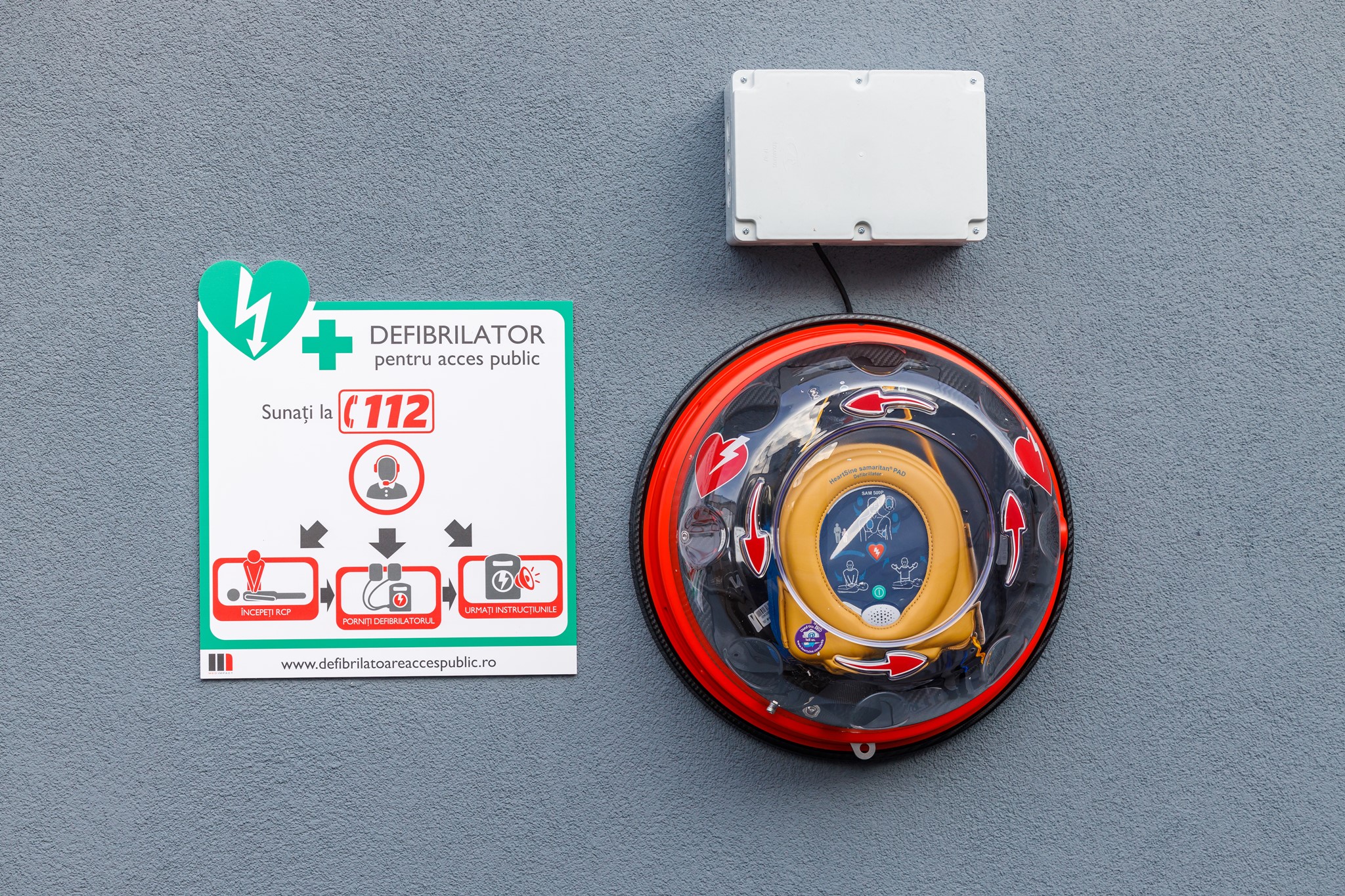 Cluj Napoca are de astăzi 5 defibrilatoare externe automate 4