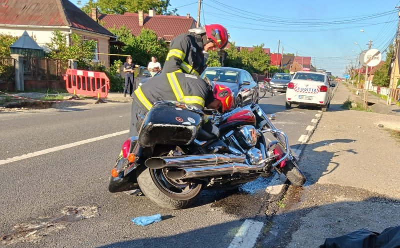 Motociclist lovit în plin de o șoferiță, motociclist din Cluj ucis de un utilaj forestier 1