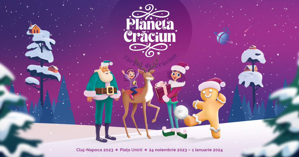 Oficial! Târgul de Crăciun din Cluj Napoca, organizat de UNTOLD, se deschide în 24 noiembrie, în Piața Unirii, și 1 decembrie pe Platoul Sălii Sporturilor „Horia Demian" 1