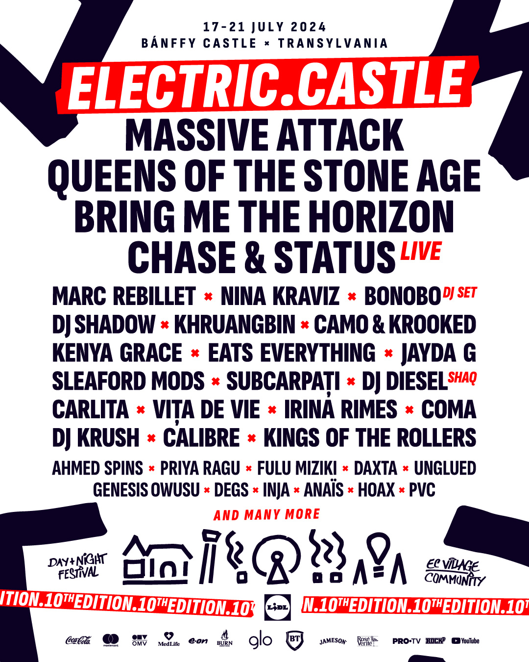 Primul val de artiști la Electric Castle 2024: Massive Attack, Queens of The Stone Age și Shaquille O’Neal aka DJ Diesel, legendă NBA 1