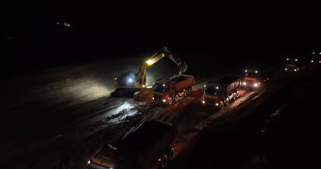 (Video) Autostrada Transilvania! UMB lucrează zi și noapte la Românași! Proiectul de 71 milioane lei avansează rapid 1