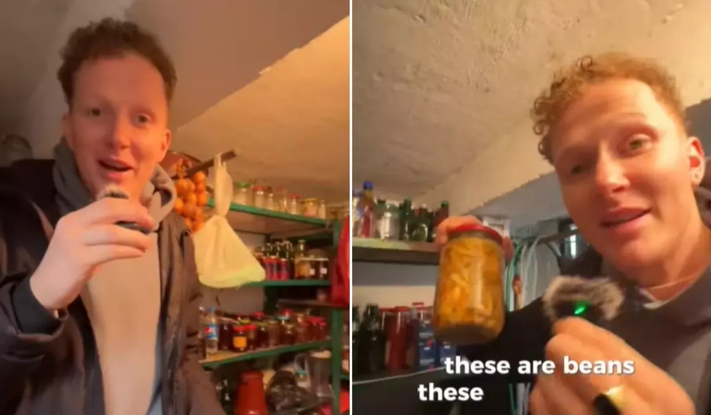 (Video) Un olandez, uimit de cămara socrului din Cluj-Napoca: „Nu este o pivniță obișnuită ca în Occident” 1