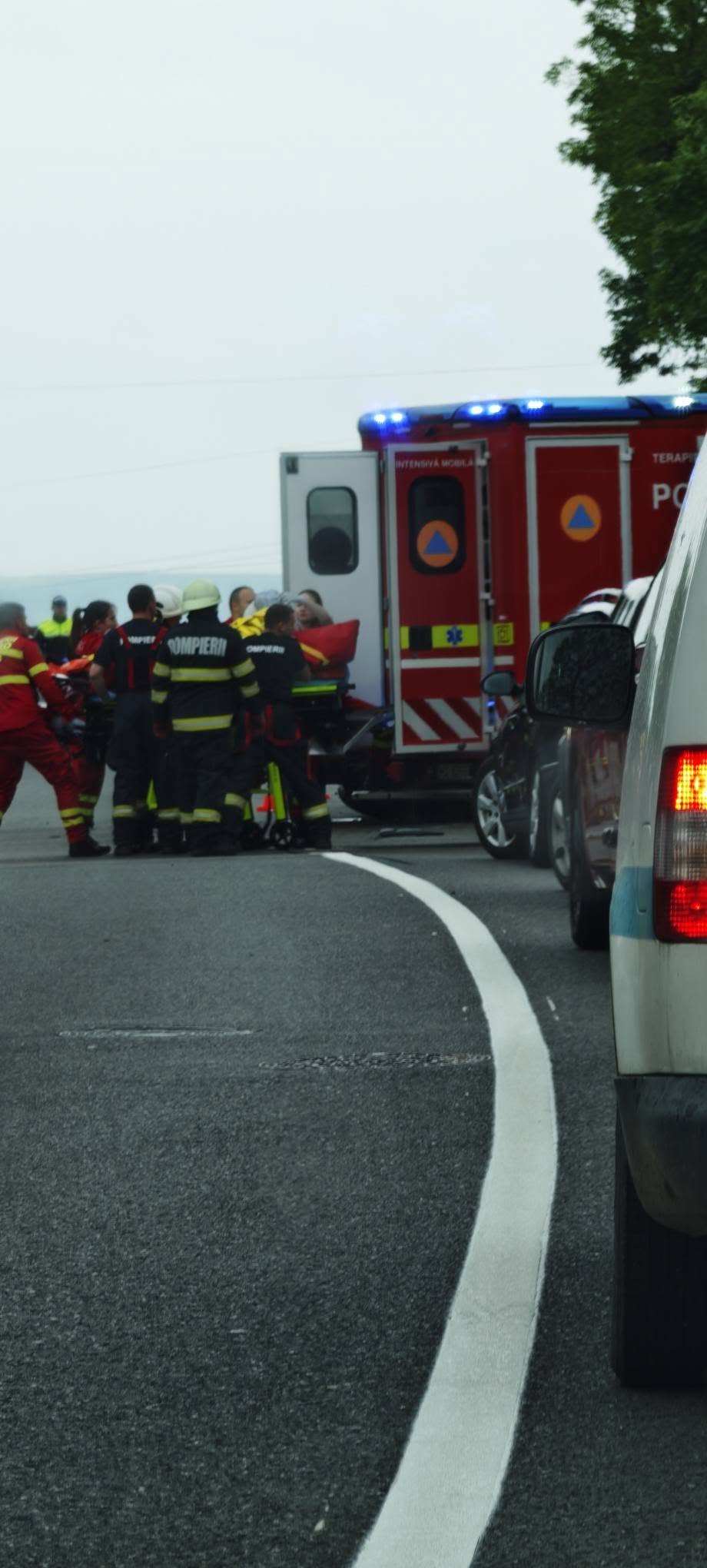 Accident grav pe strada Făgetului din Cluj-Napoca. Un motociclist este resuscitat 1